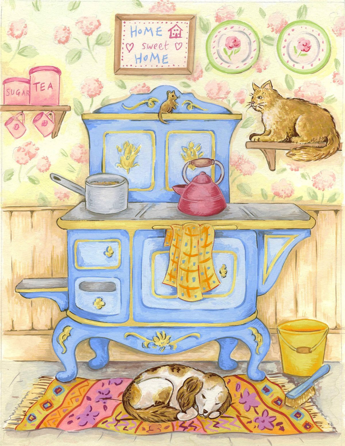 Нарисовать кухню