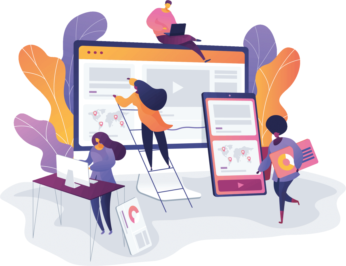 Веб дизайн иллюстрации