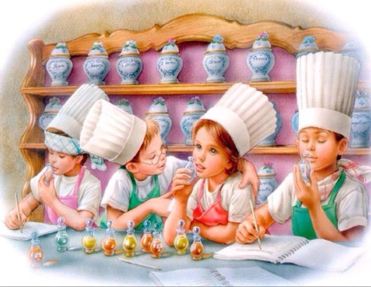 Мультяшная комната кухня