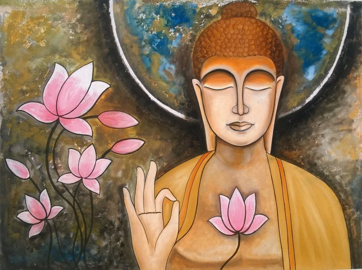 Буддийская картина Лотус