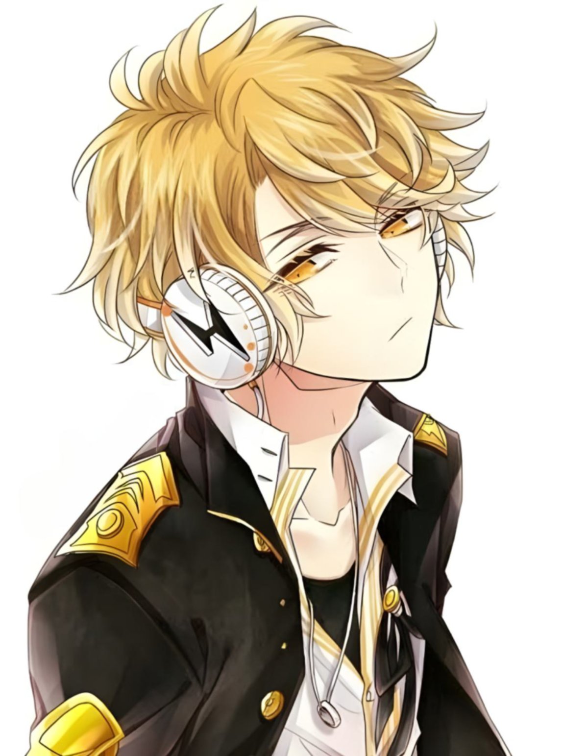 Аниме парень с золотыми волосами