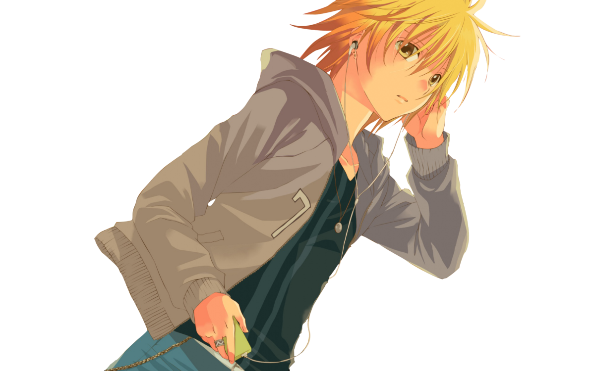 Аниме парни на прозрачном фоне