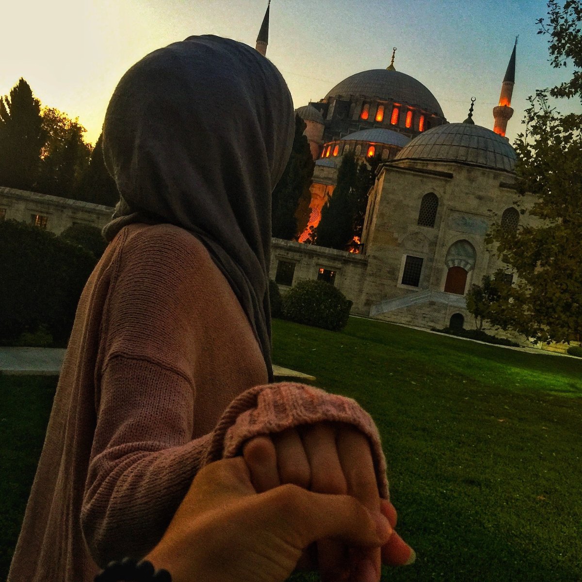 Счастливая мусульманка