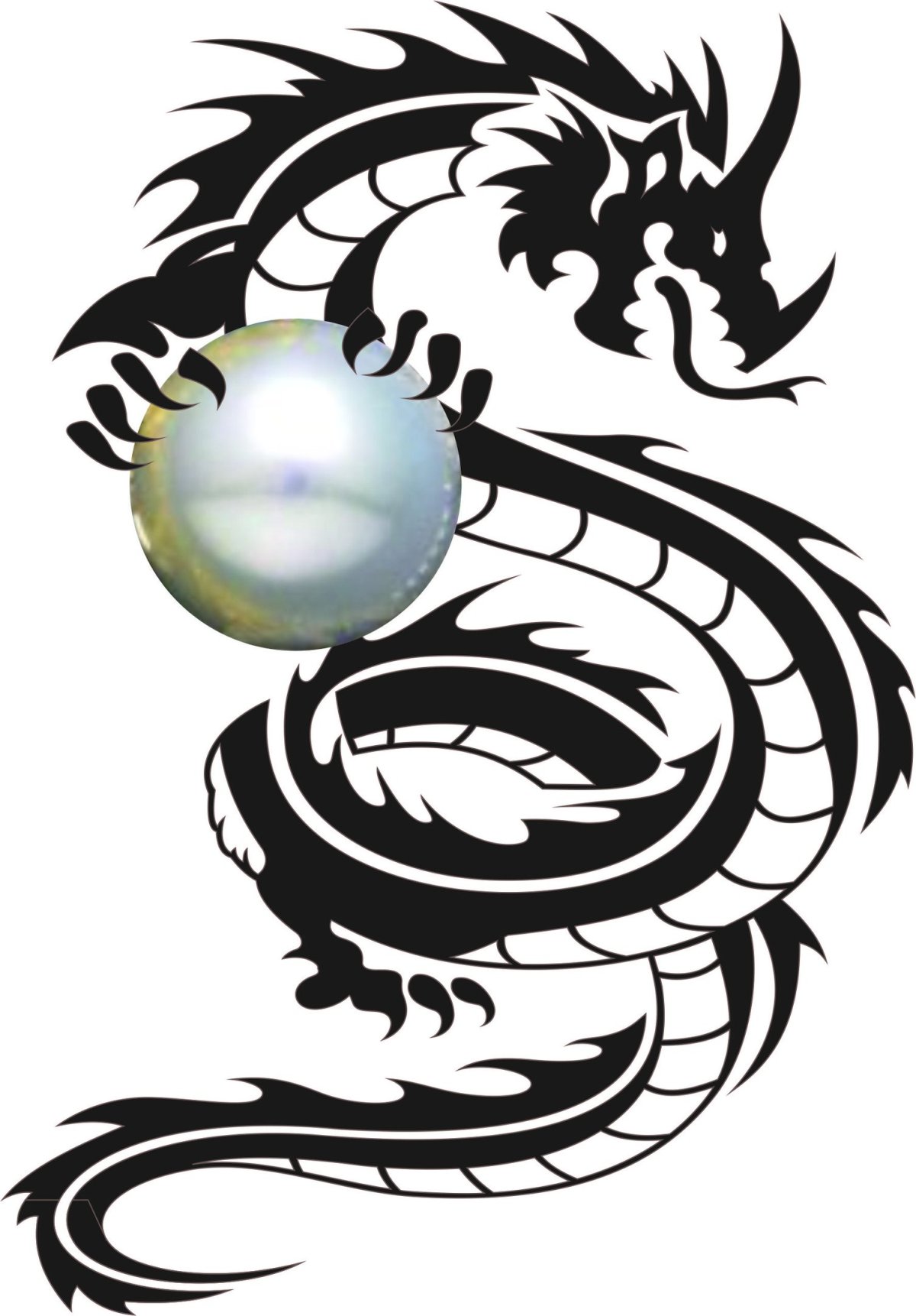 Алмазная мозаика китайский дракон