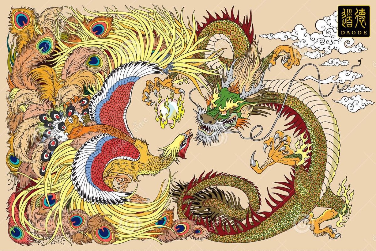 Дракон с жемчужиной