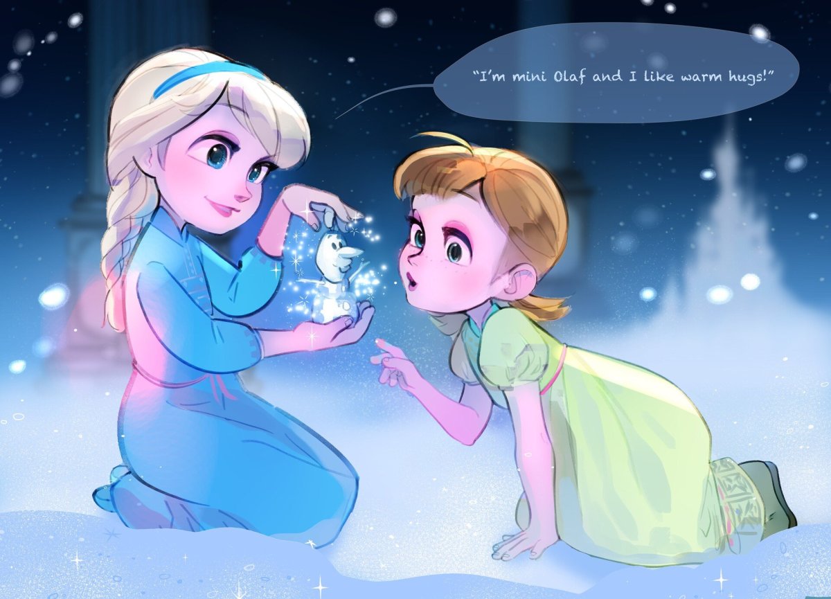 Anna and Elsa 2019