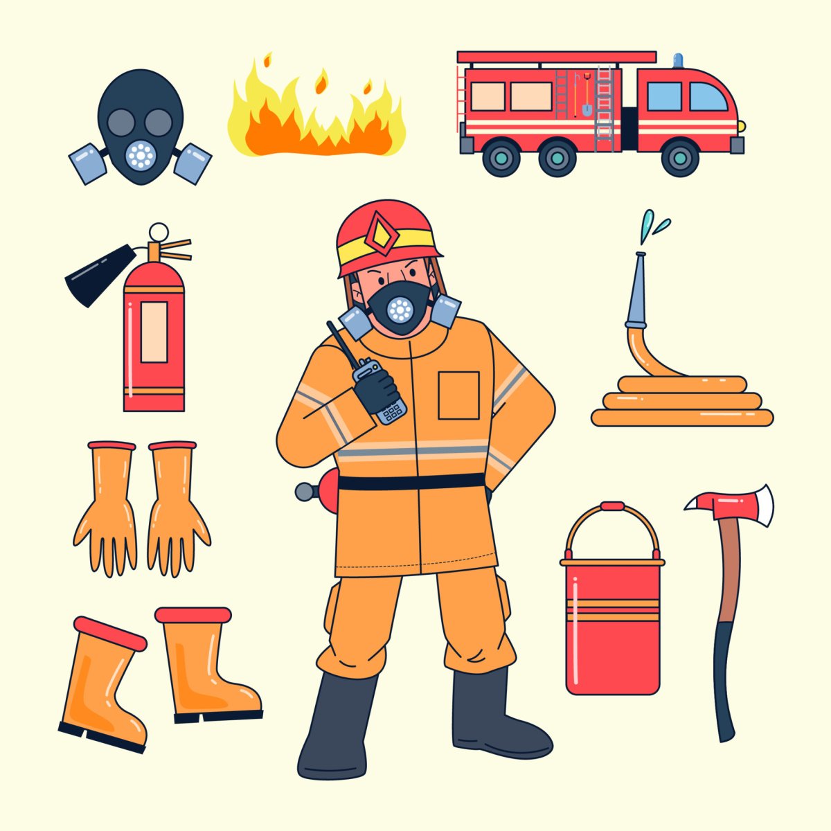 Противогаз мультяшный