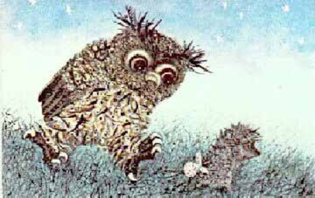 Ежик в тумане мультфильм 1975 Сова