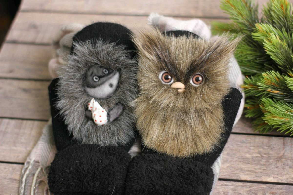 Звероварежки ежики