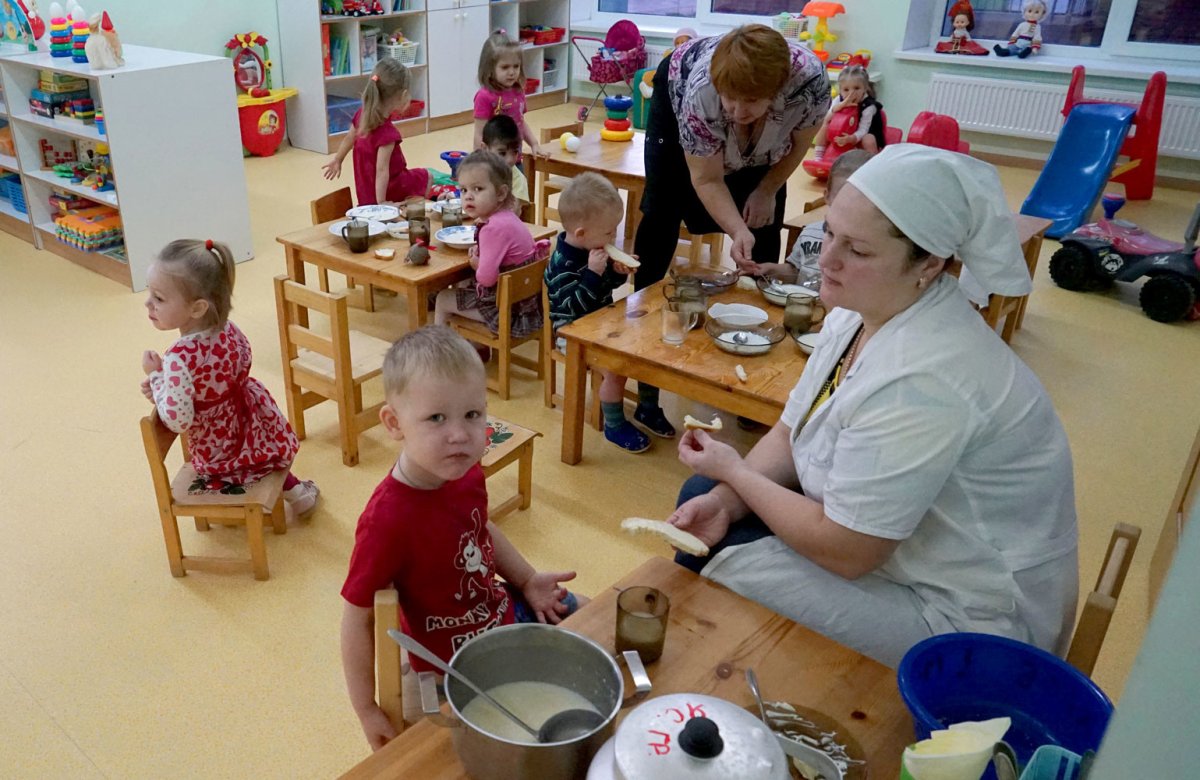 Няня в детском саду