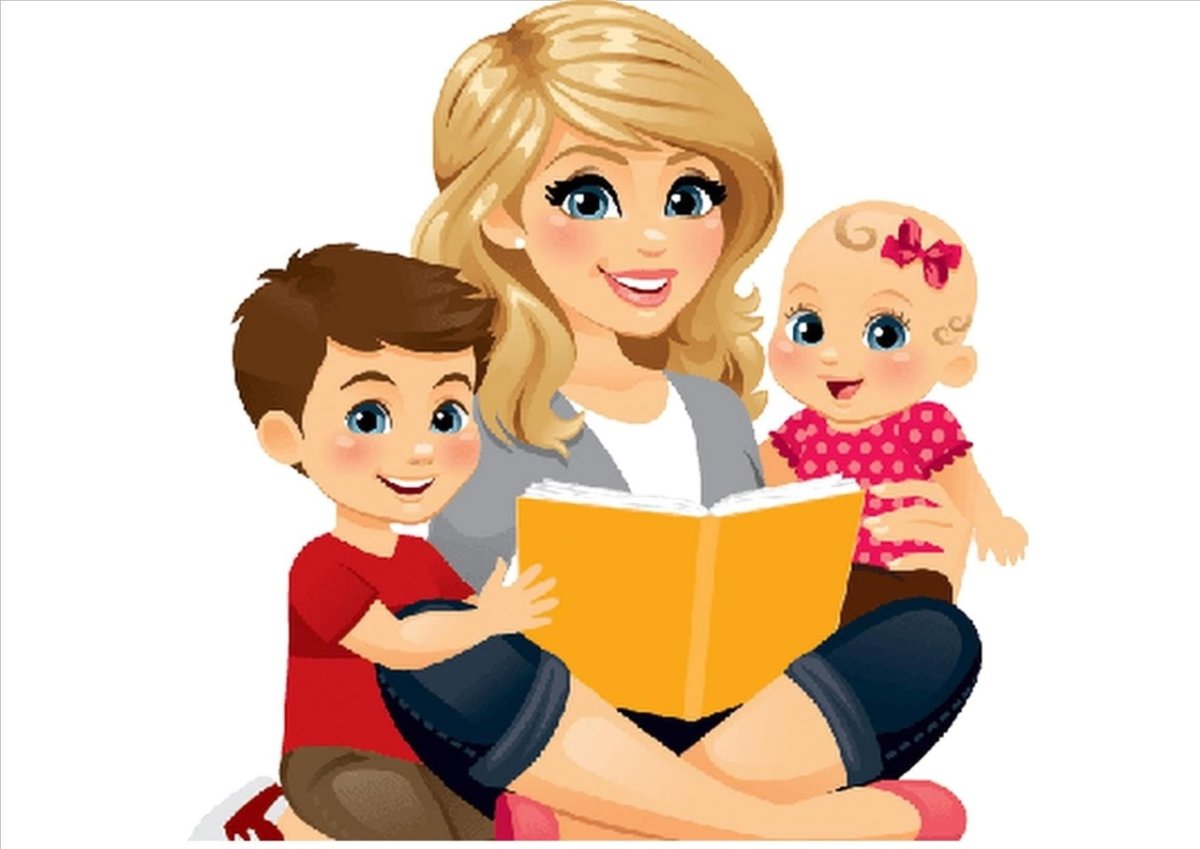 Няня на прозрачном фоне