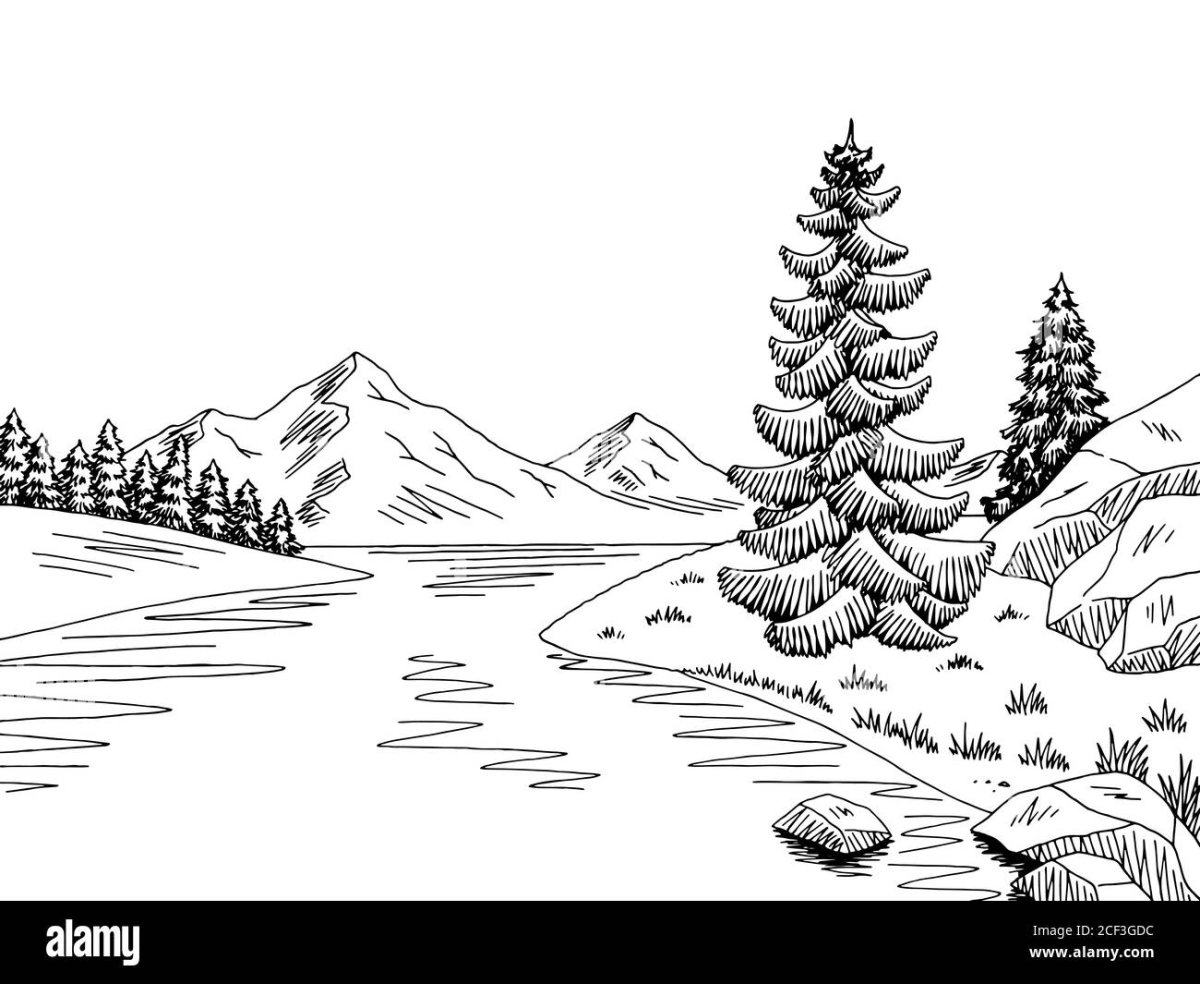 Раскраска Снеговик в лесу для детей