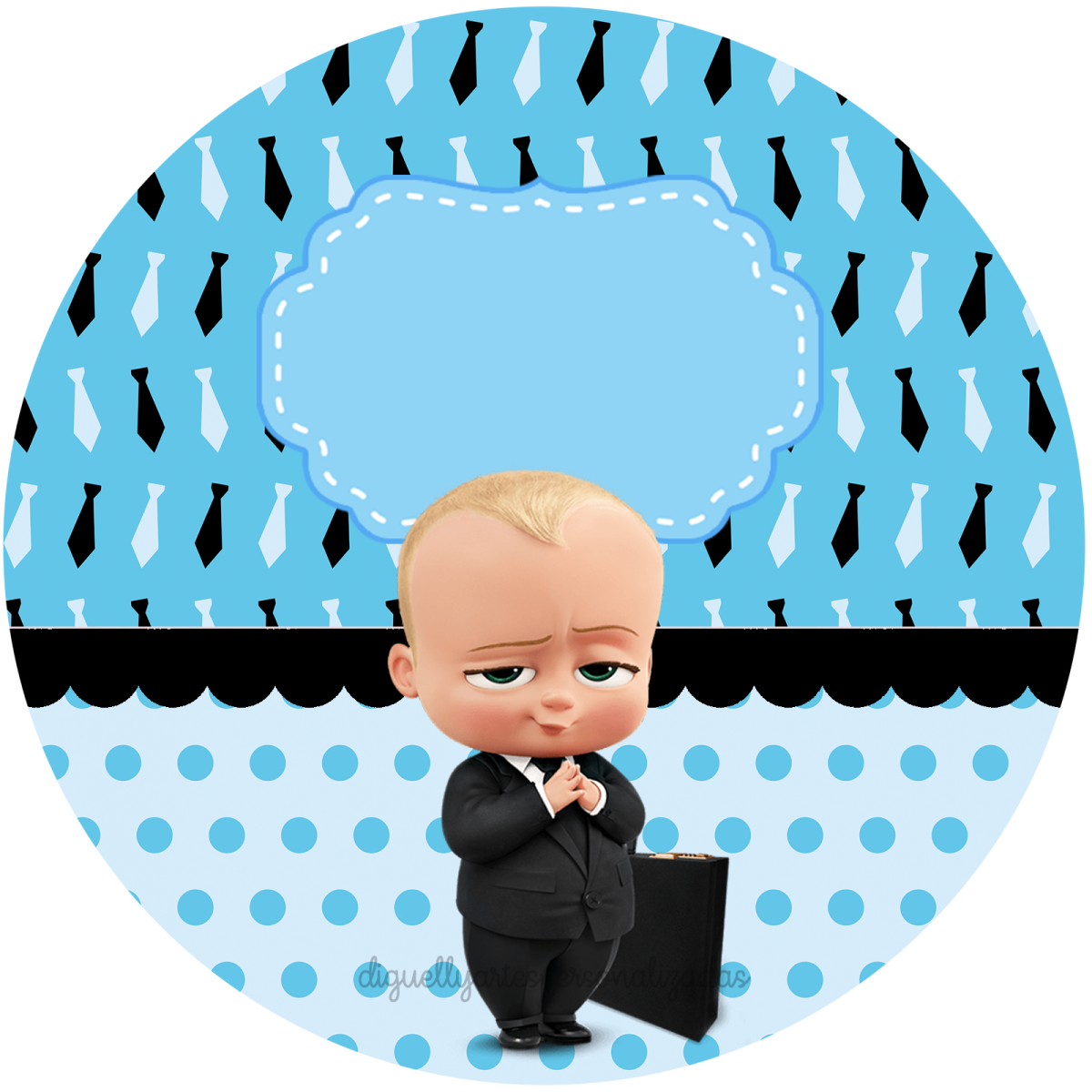 Приглашение босс молокосос шаблон