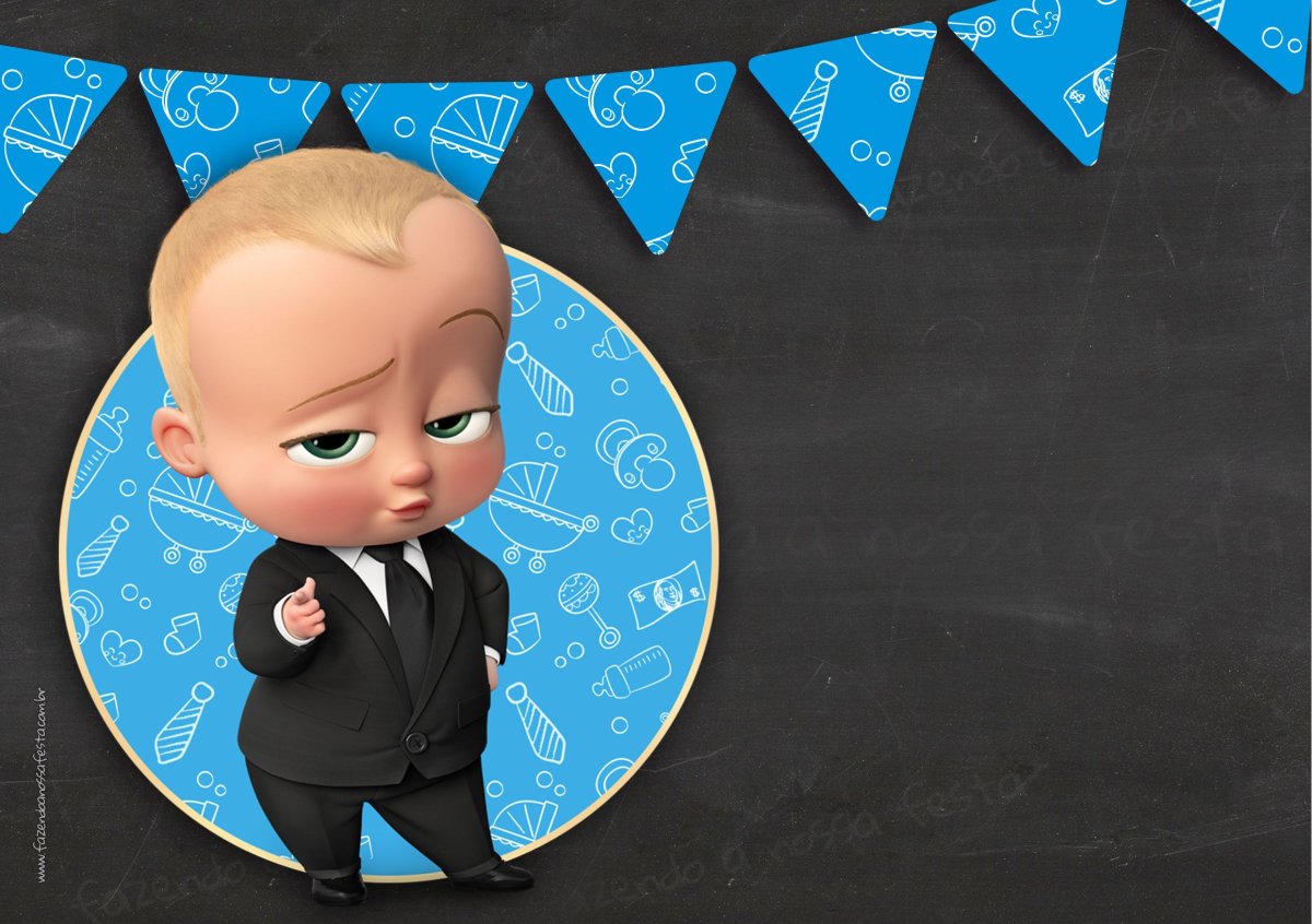 Пригласительные в стиле босс молокосос