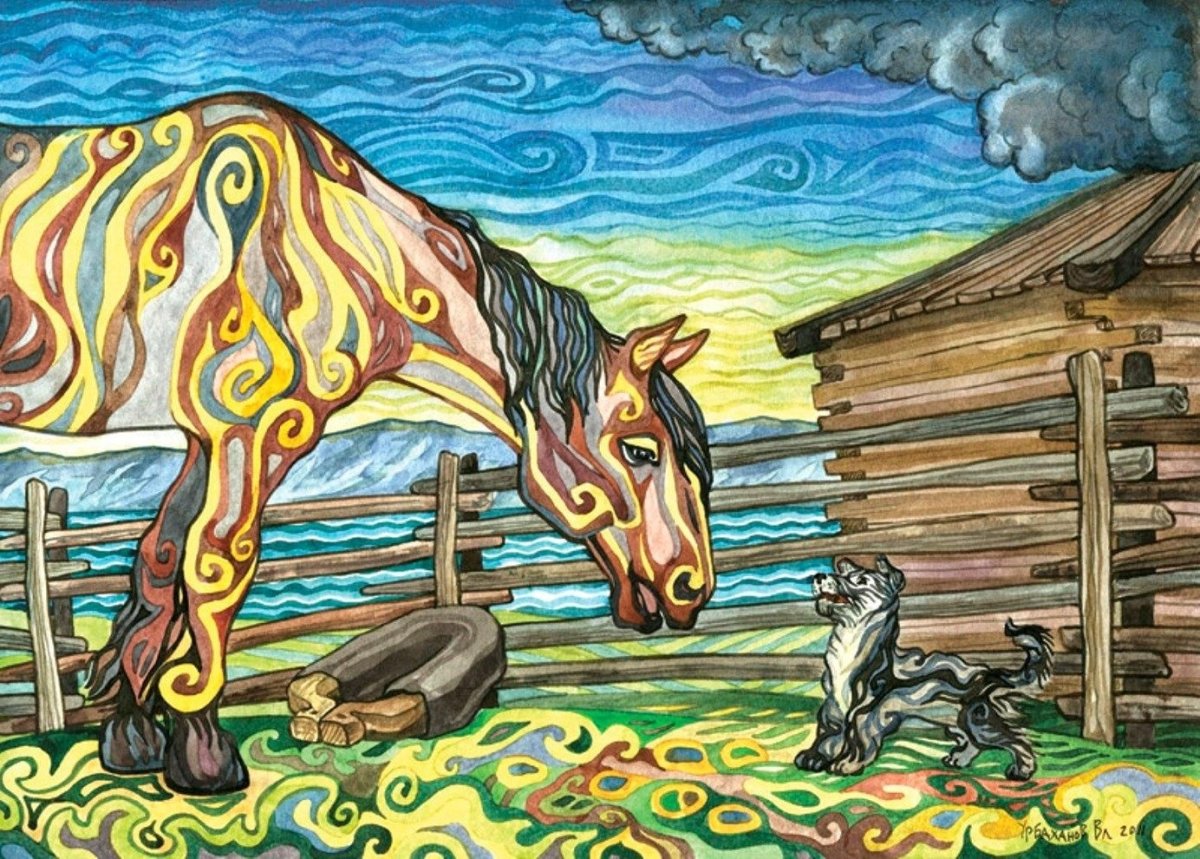 Детские рисунки лошадки