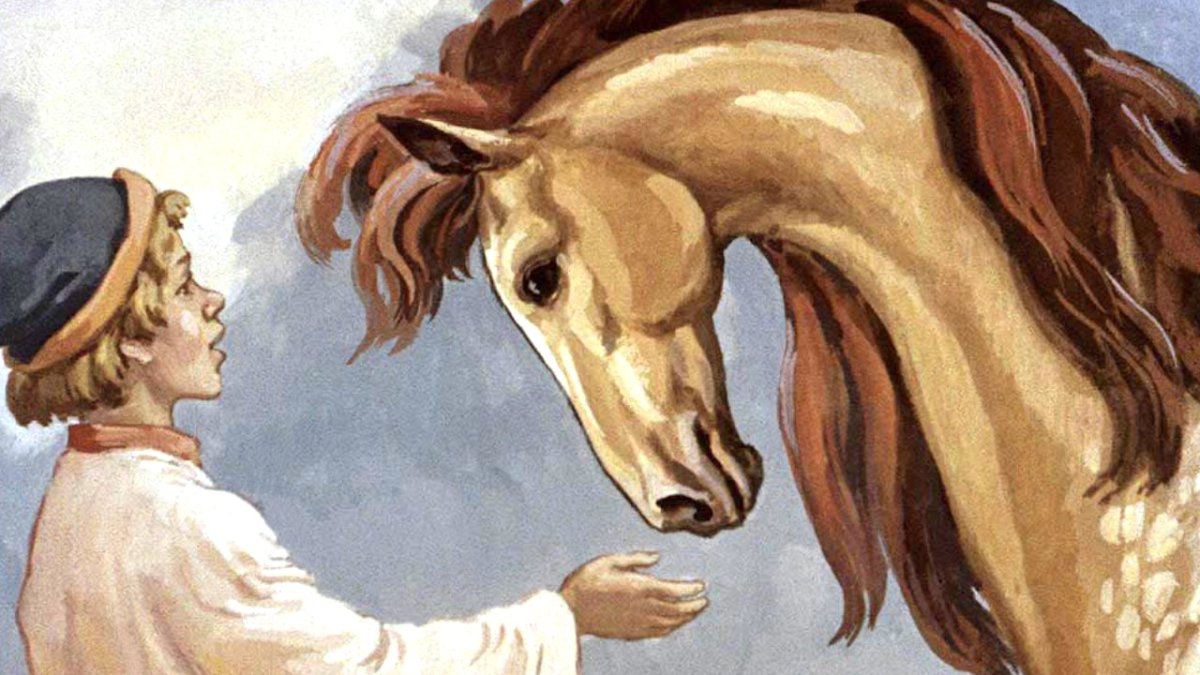 Конь с ведром