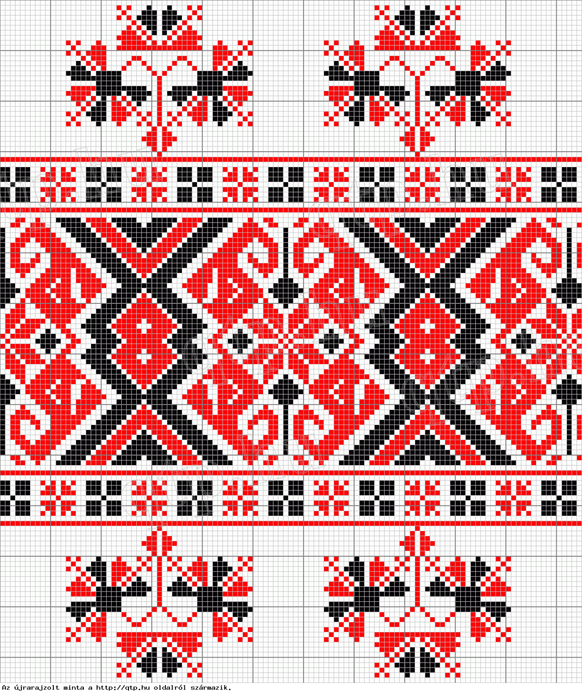 Кубанская вышивка орнамент геометрический