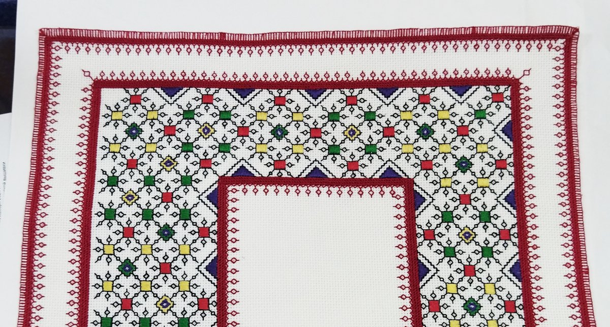 Эскиз Чувашской народной вышивки