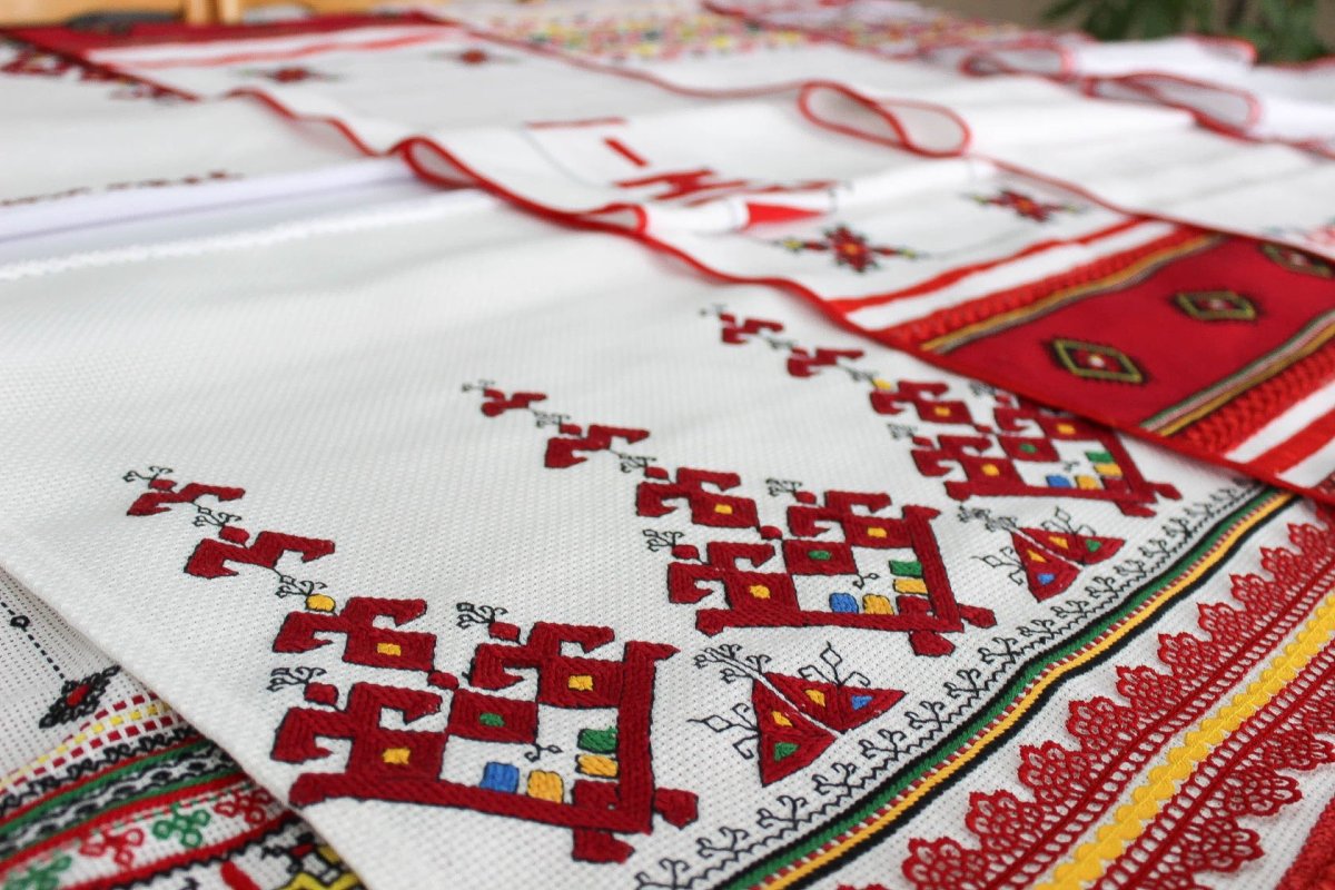 Чувашская обережная вышивка