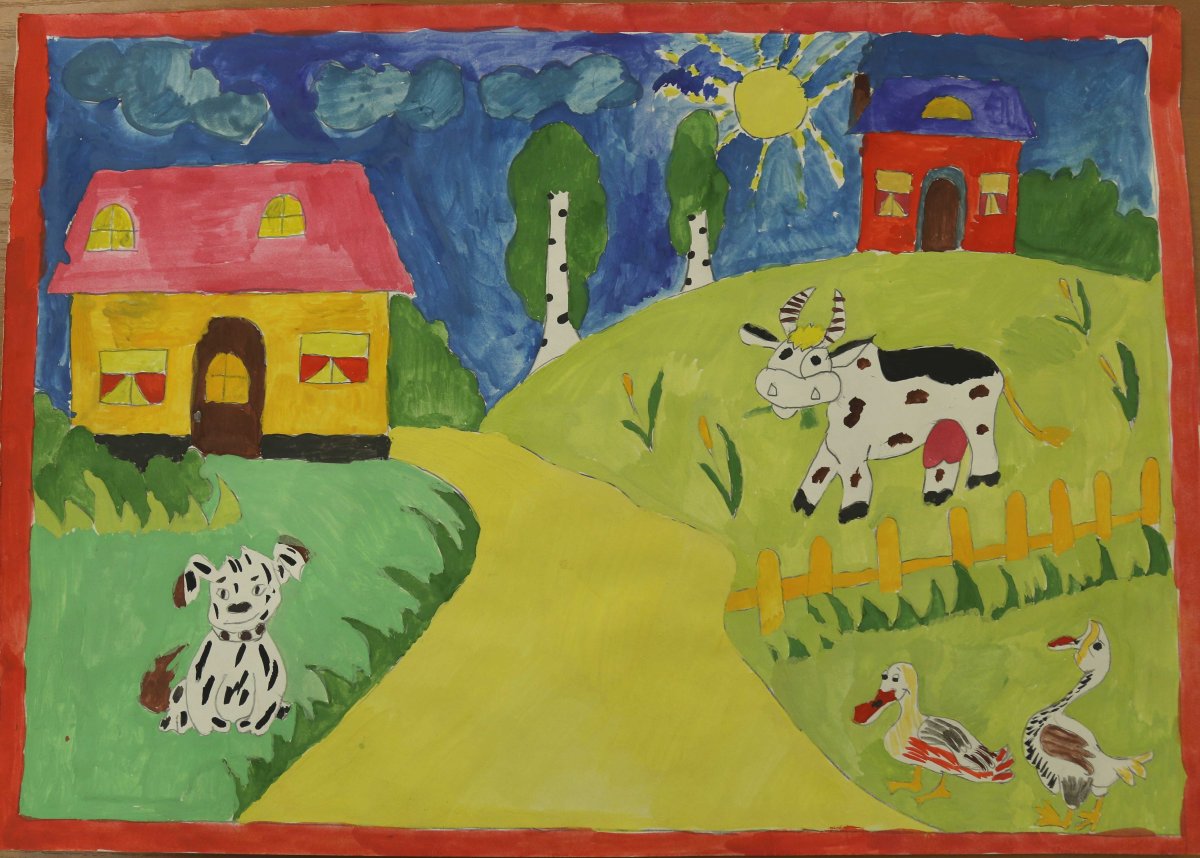 Рисунок на тему моя малая Родина на конкурс