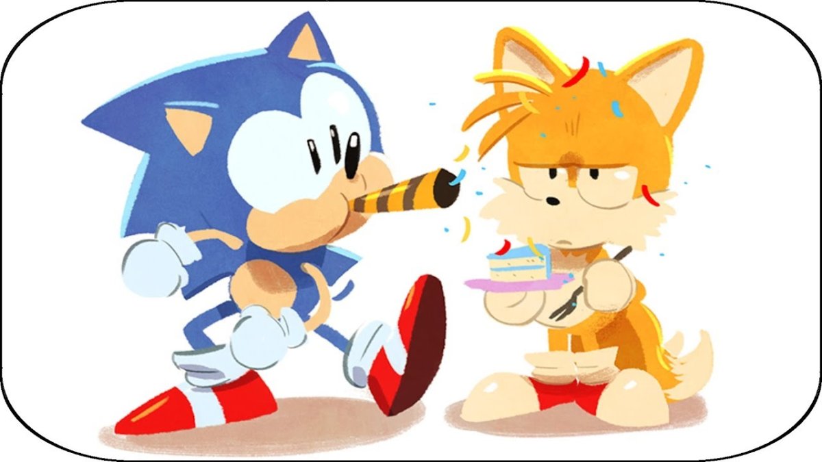 Новогодние персонажи Соника