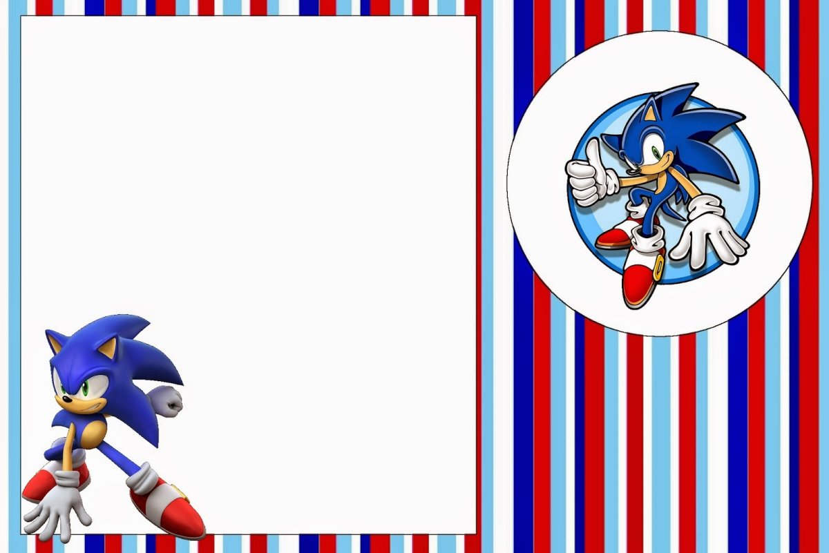 Приглашение с Соником