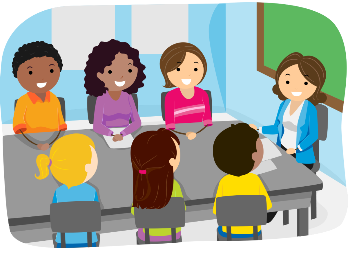 Воспитатель и родители