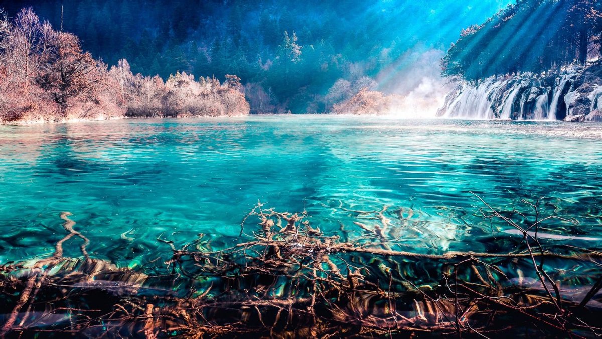 Бирюзовый фон