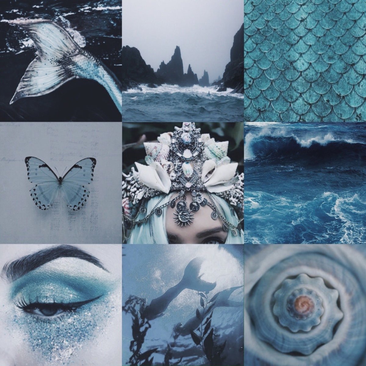 Морской мудборд