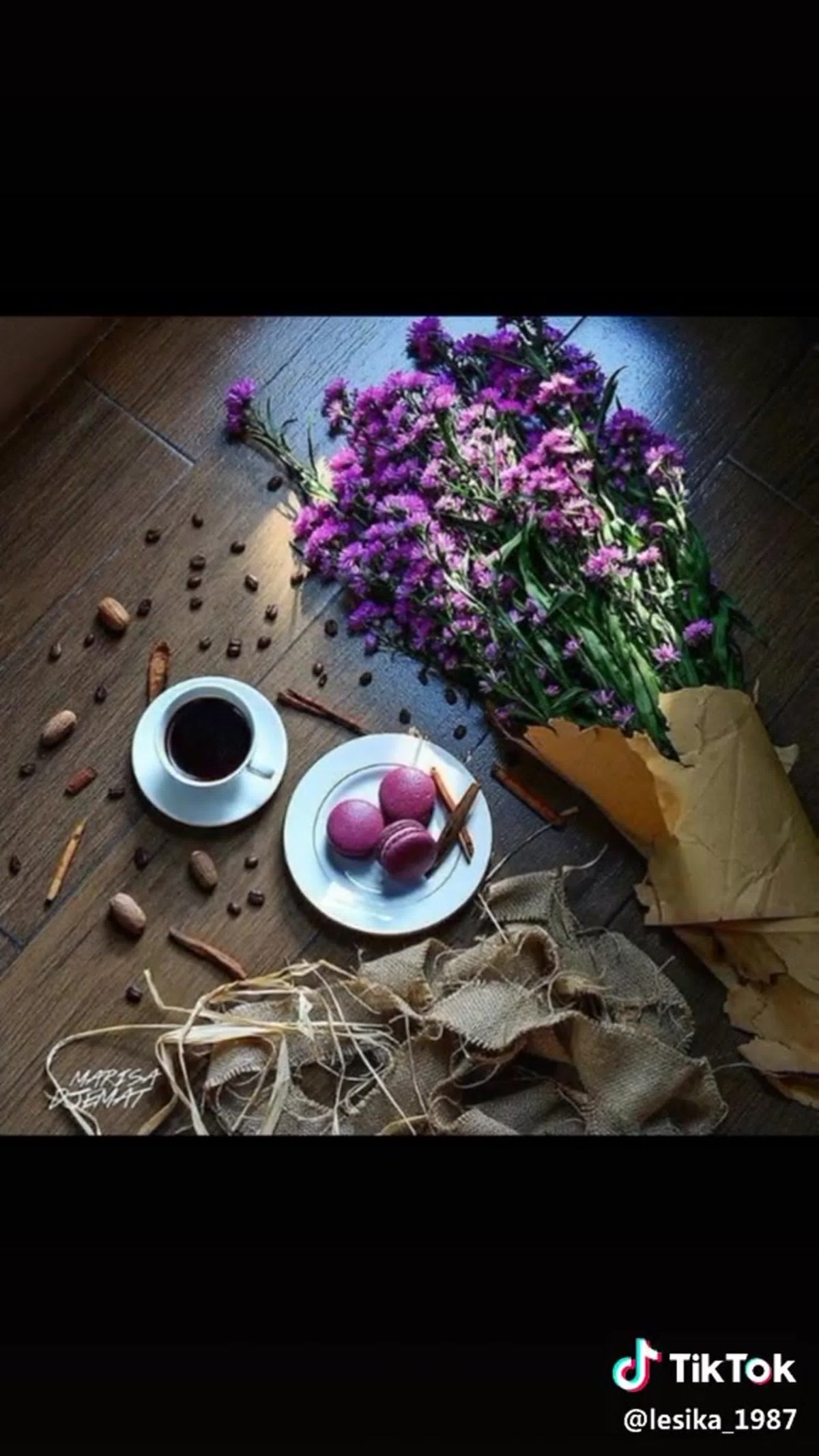 Чай с цветами Эстетика