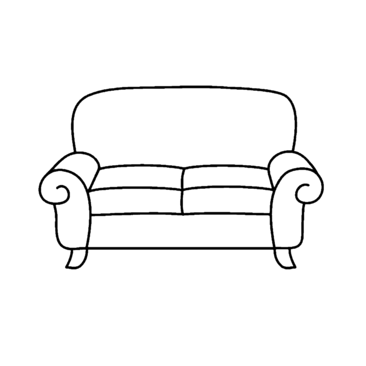 Диван для срисовки