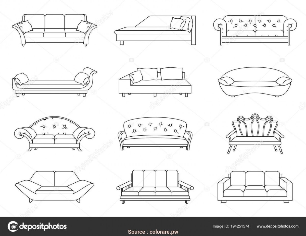 Эскиз дивана