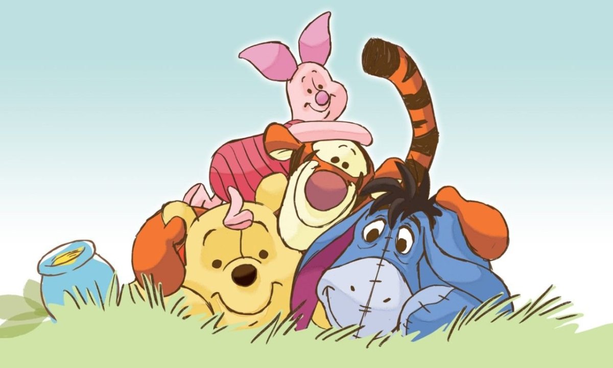 Винни пух Пятачок осл к