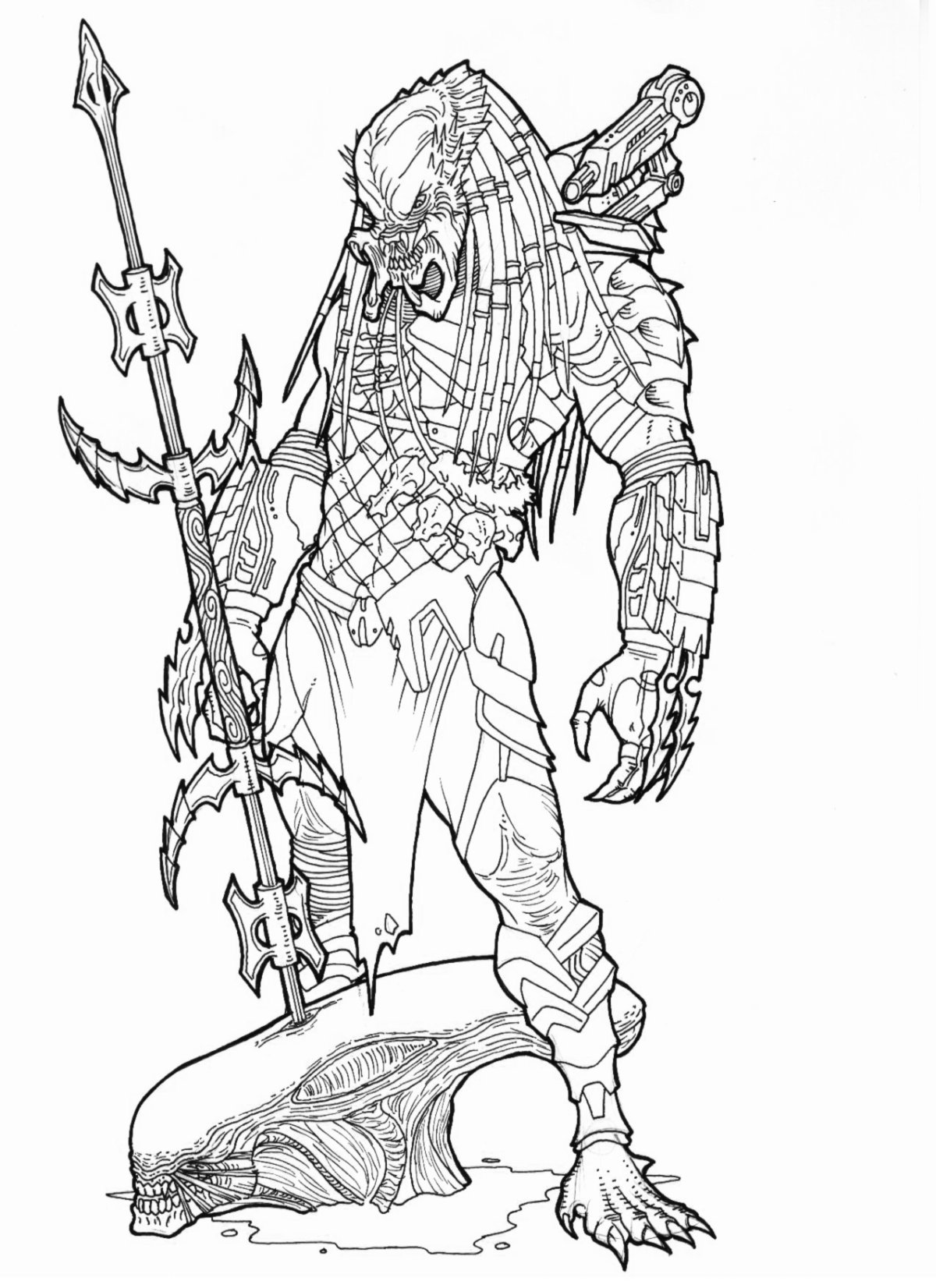 Сиреноголовый попыт раскраска