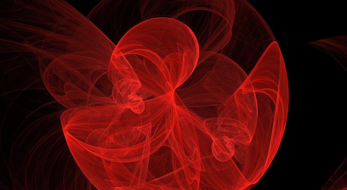 Красный цветок