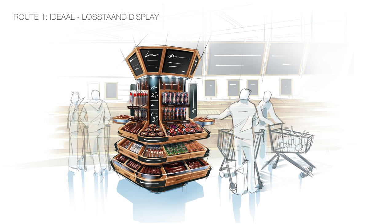 Мерчандайзинг иллюстрация