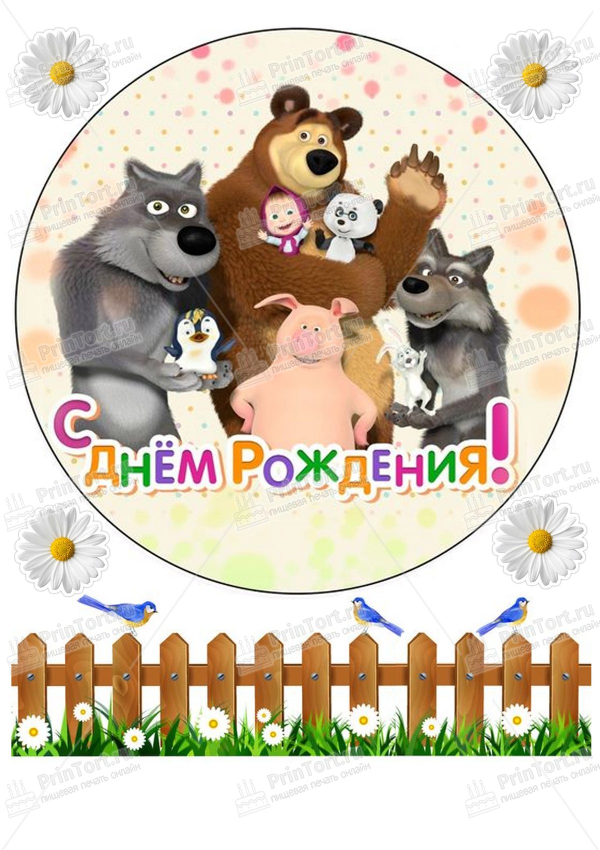 Ледянка 1 Toy Маша и медведь