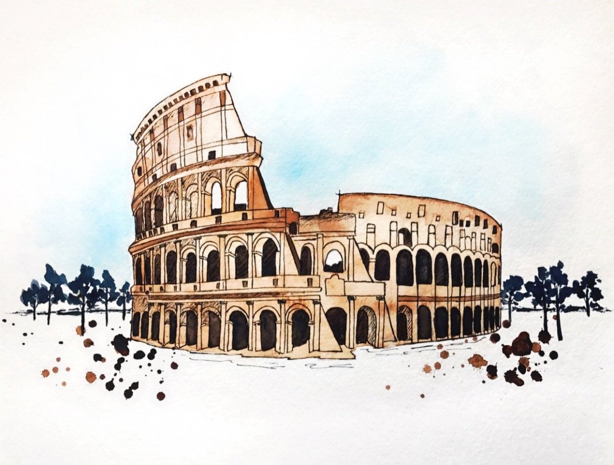 Картина Сурикова Колизей