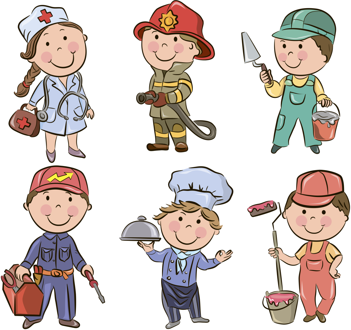 Человечки разных профессий