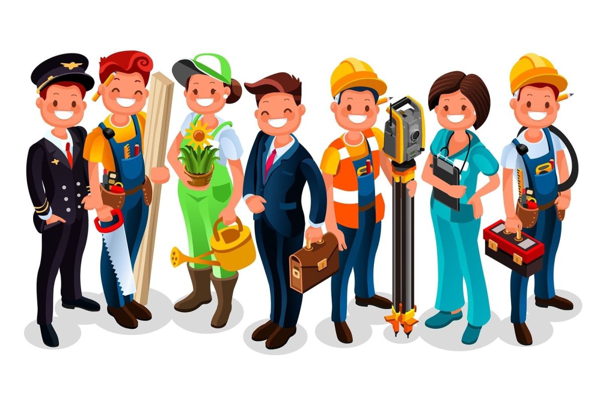 Профессии для девочек и мальчиков