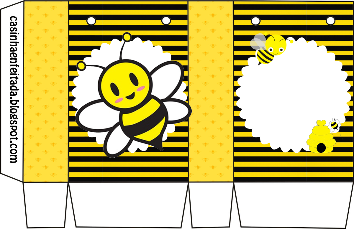 Открытка акварелью с пчелкой