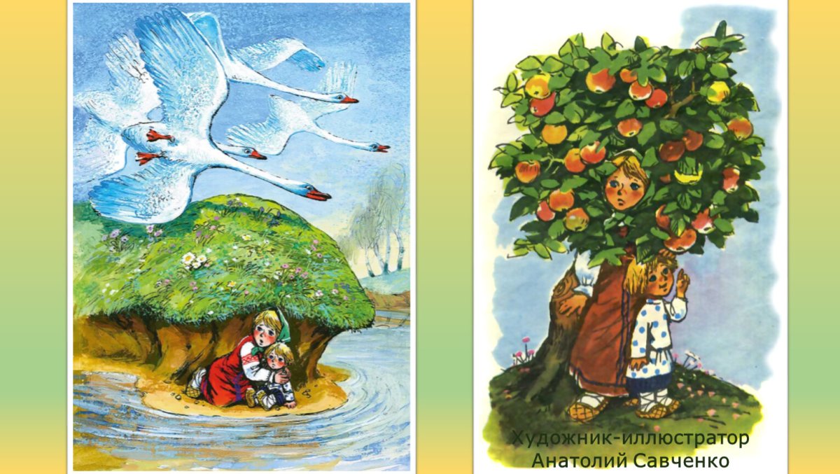 Задания по сказке гуси лебеди