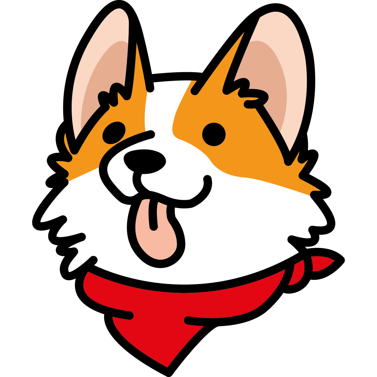 Собака корги вектор