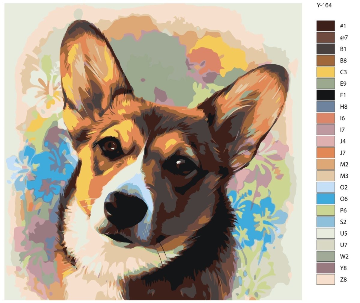 Вельш корги рисунок