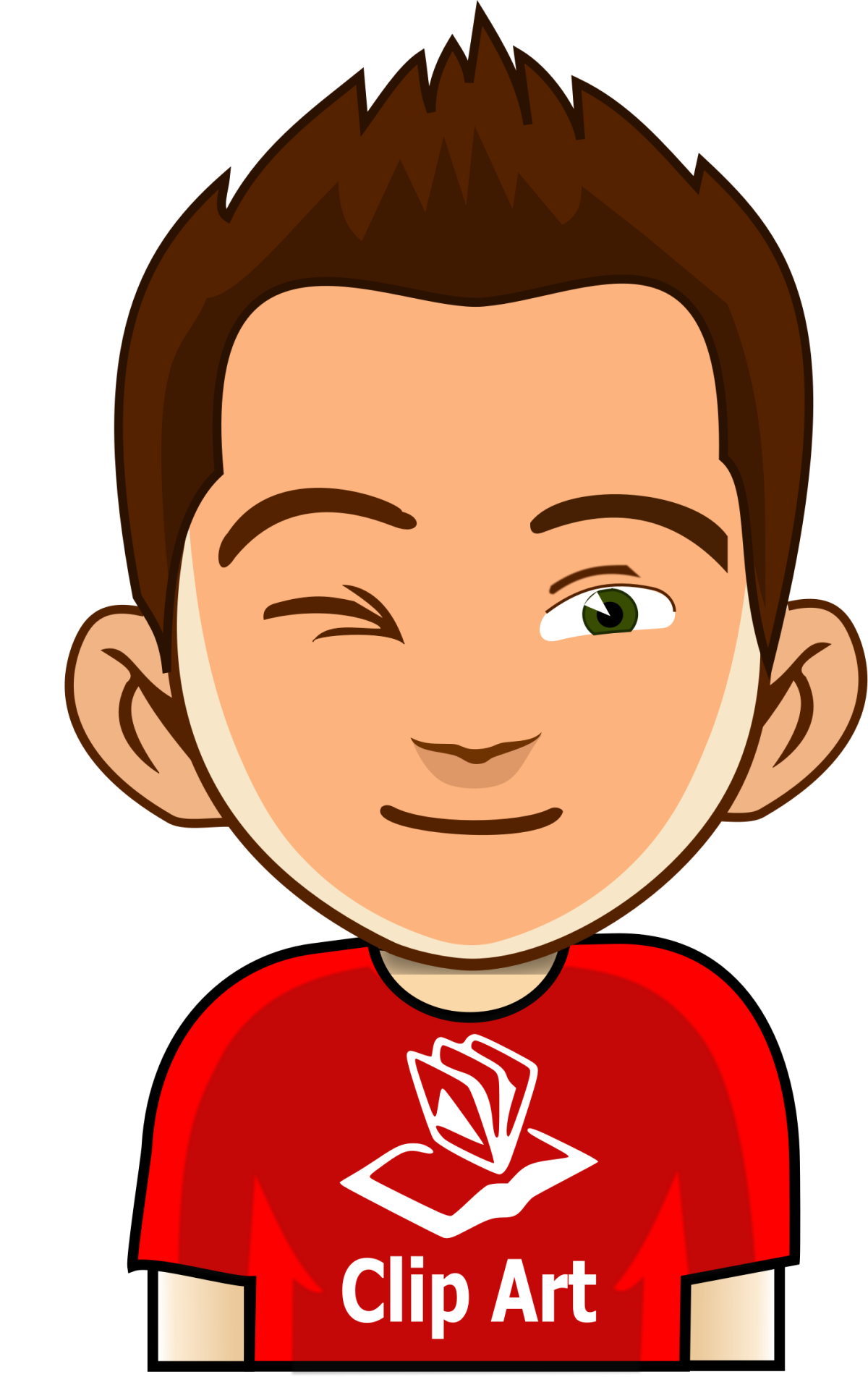 Мультяшное лицо мальчика