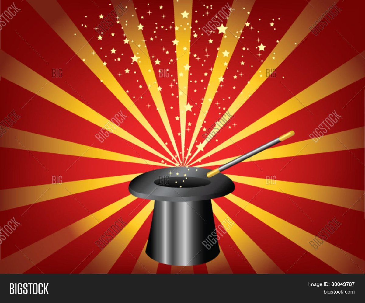 Фон для афиши фокусника