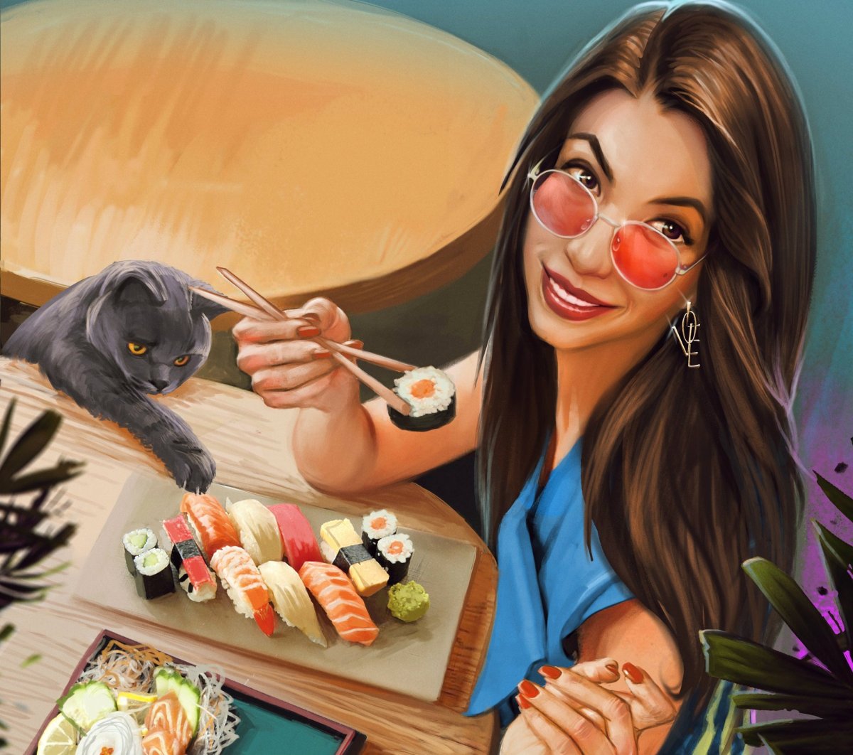 Суши прикольные картинки