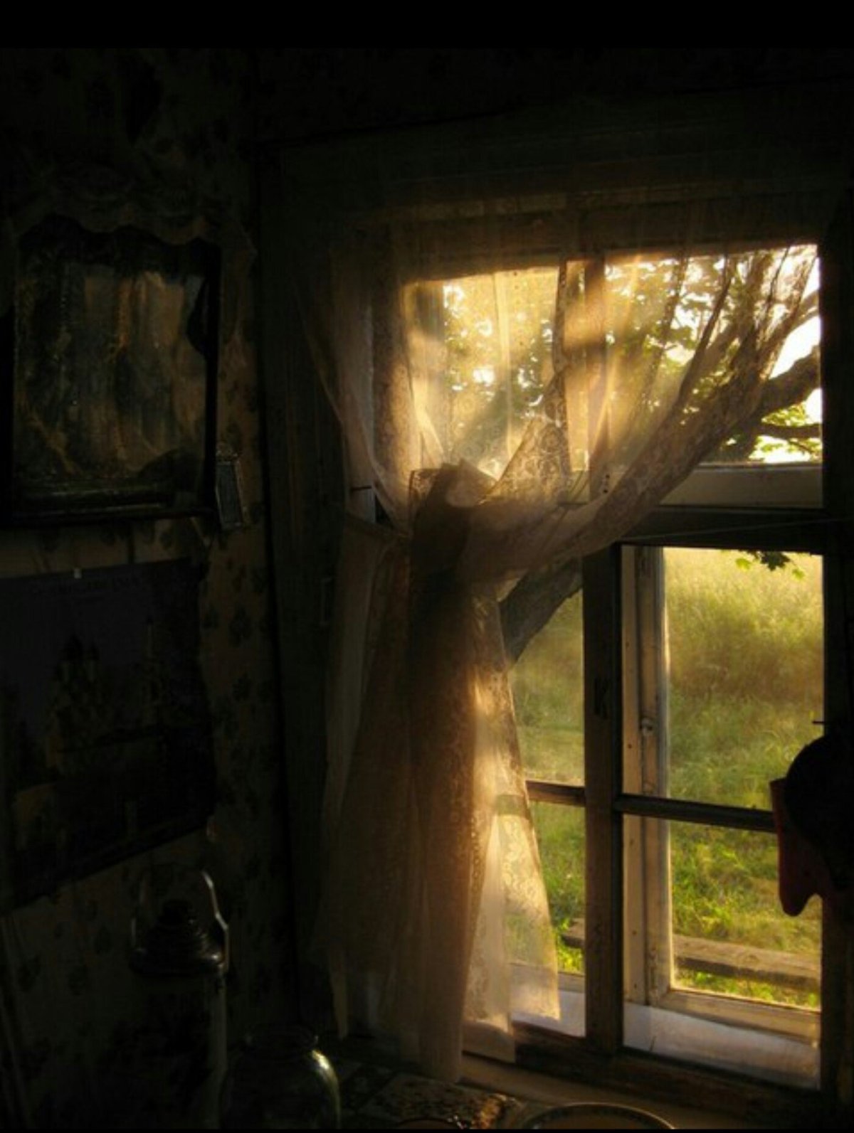 Деревенское окно