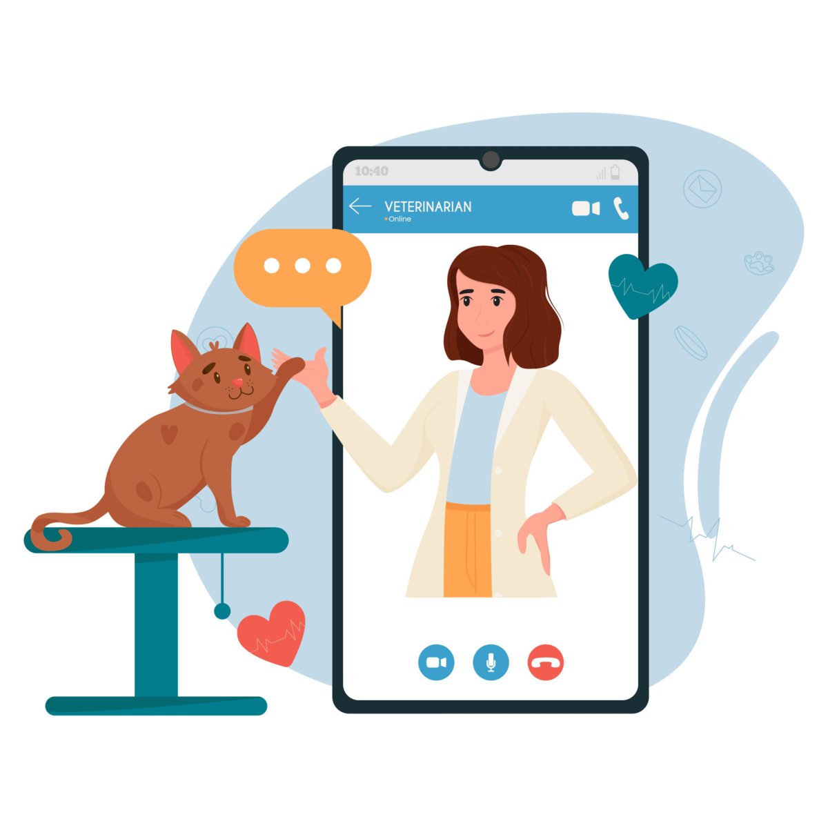 Ветеринарная клиника рисунок