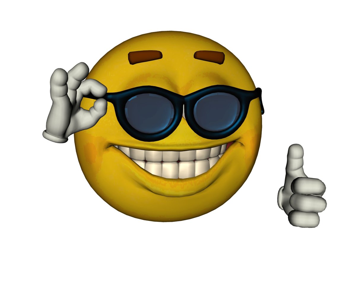 Крутой смайлик